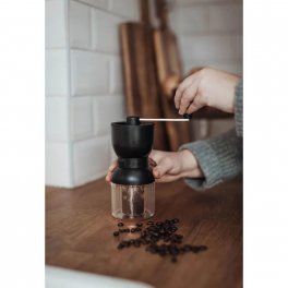 Kaffekvarn manuell med keramiskt malverk