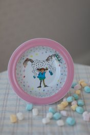 Pippi Födelsedag, Sugkoppstallrik, rosa