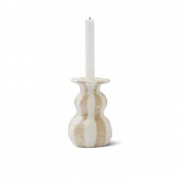 jakobsdal ljusstake raia beige offwhite