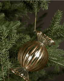 1002626 alot hänge karamell guld glas