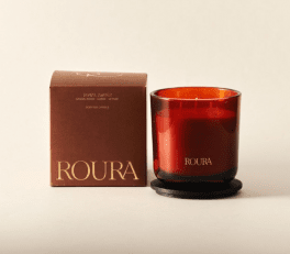 doftljus ljus röd brun