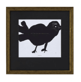 house doctor hdbird fågel tavla