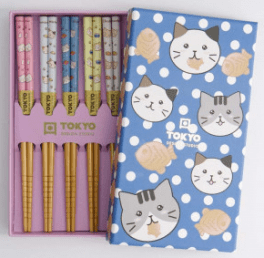 presentkit barn ätpinnar sushi