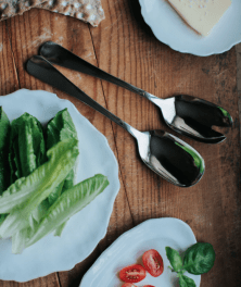 Classic sallads- och serveringsbestick i rostfritt stål 18/10