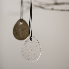 Airy Hanging Egg - clear