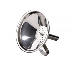 Tratt rostfritt stål blank Fun