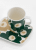 marimekko unikko mugg grön 2,5 dl