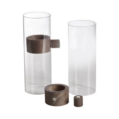 Elvin ljuslyktor med magnetisk ljushållare 2-pack