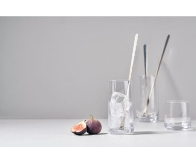 Zone Rocks Cocktailsked 25/28 cm 2 st Polished Steel