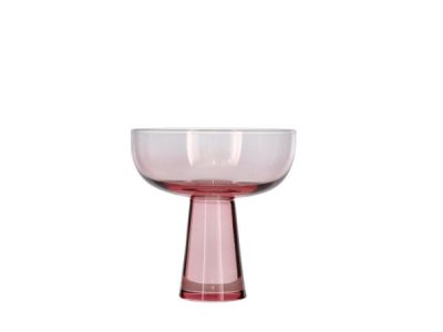 Statue Champagne coupe Dia 11 x 11 cm 27,5 cl 2 st Light pink