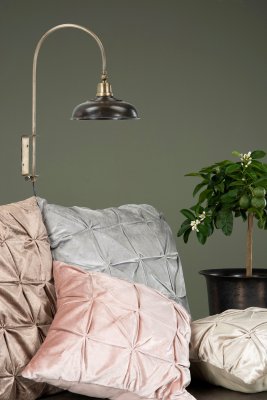 Noa vägglampa antik mässing