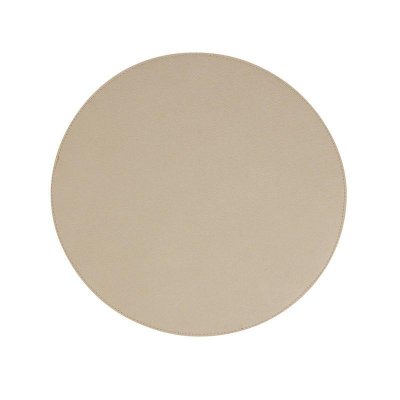 tablett dukning beige sand rund