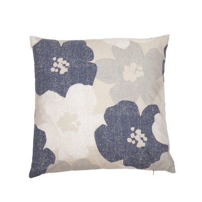 lotta kuddfodral blommigt blå