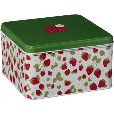 ib larsen plåtburk kakburk jordgubbar