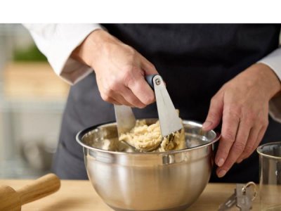 Rostfri skål med silikonbotten 3 liter