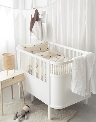 bäddset humla spjälsäng natur