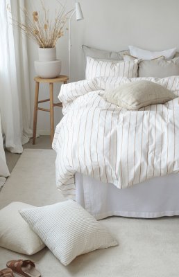 Bäddset Rost randig rost