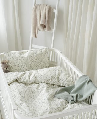 bäddset för spjälsäng hedda grön