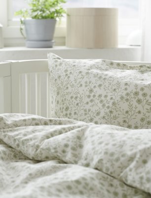 bäddset för spjälsäng hedda grön