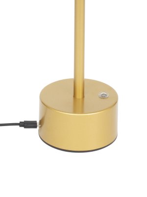 orrefors jernverk bordslampa led guld