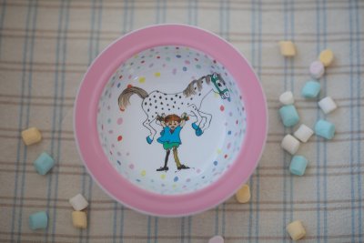 Pippi Födelsedag, Sugkoppstallrik, rosa
