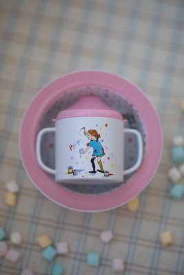 rätt start Pippi Födelsedag, Pipmugg, rosa