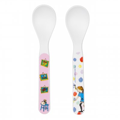 Pippi Födelsedag Barn Barnbestick Skedar