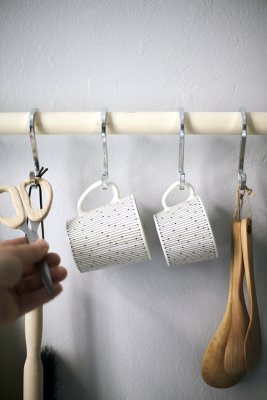 Mainio Sarastus mugg 30 cl svart/vit