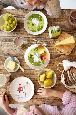 Muminmugg 30 cl Mumintrollet gräsgrön