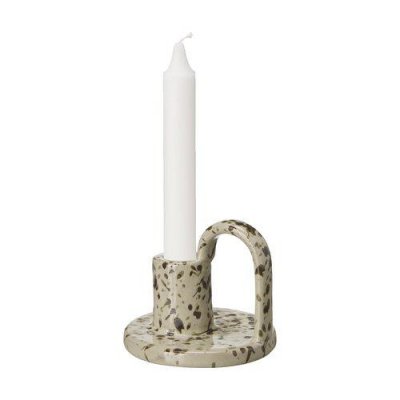 wikholmform ljusstake agnes brun beige