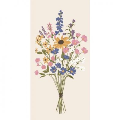 ib larsen servett blombukett