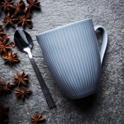 Groovy Mugg 30 cl grå stengods