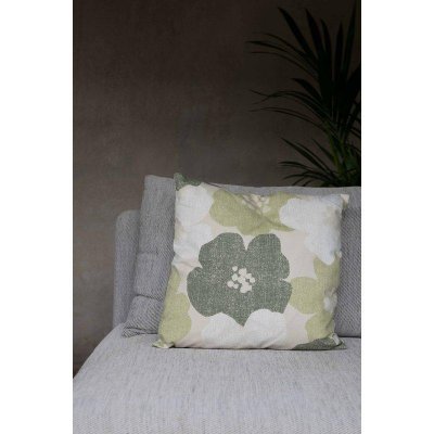 kuddfodral lotta blommigt grön