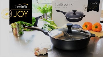 JOY, Traktörpanna 28cm med lock