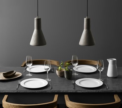 Legio Nova middagstallrik 25cm vit