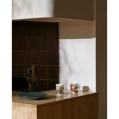 Tiiliskivi Kopp 20 cl, Vit / Guld