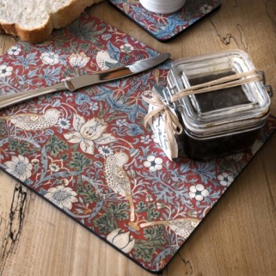 morris bordstablett strawberry thief