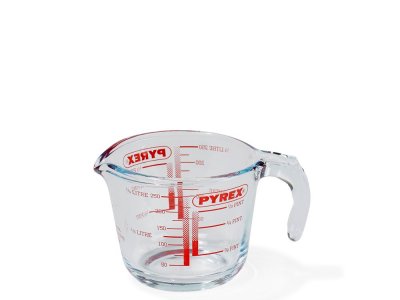 Pyrex Classic måttkanna 0,25 liter klar