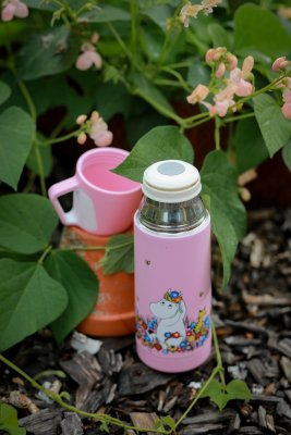 rätt start termos mumin äng rosa