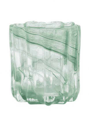 house doctor curl ljuslykta grön