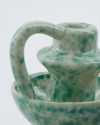 house doctor ljusstake diva grön