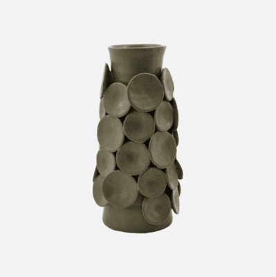 house doctor vas dot khaki grön