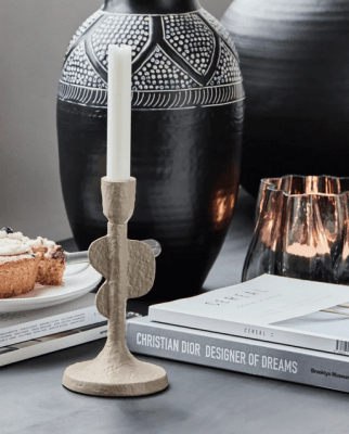 house doctor hddonna donna ljusstake beige