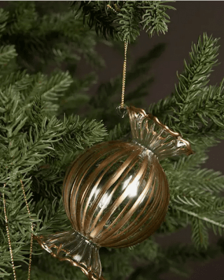 1002626 alot hänge karamell guld glas