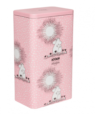 Mumin kaffeburk rosa kärlek