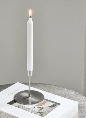 house doctor ljusstake stål silverrfinish