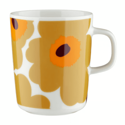 mugg muggar marimekko gul unikko blommig