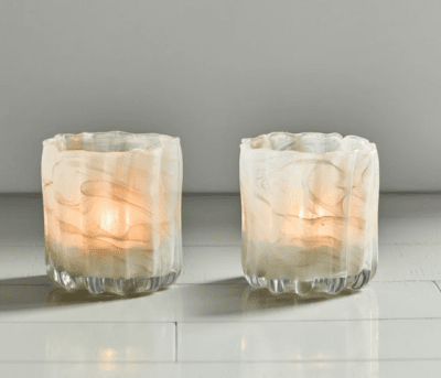 house doctor ljuslykta curl beige