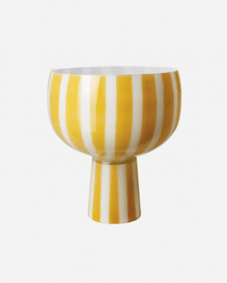 cirkus skål på fot gul affari