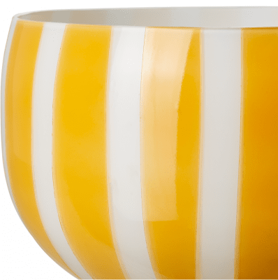 cirkus skål på fot gul affari